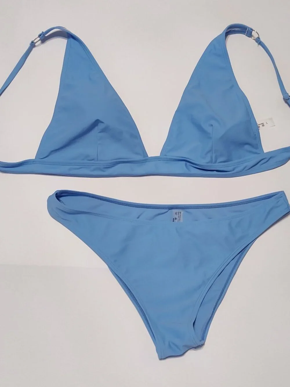 Light blue womens swimstuit swim bikini size L like new